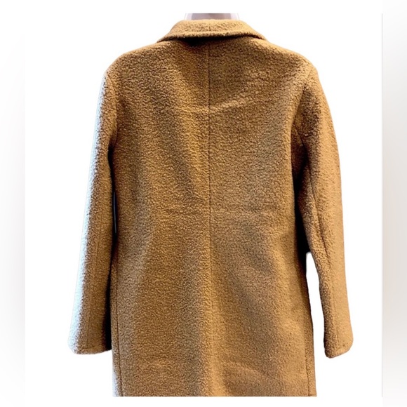 JustFab camel colored teddy jacket - Picture 4 of 6